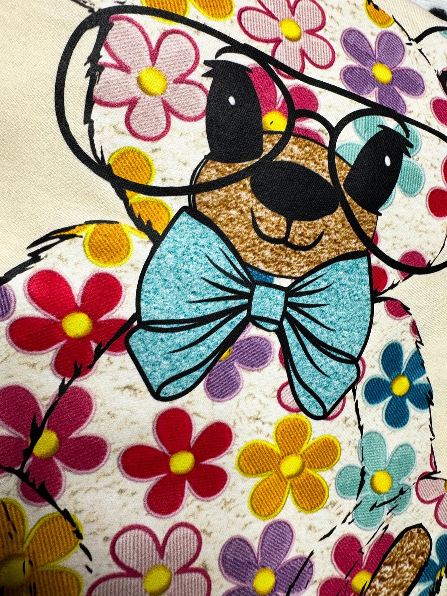 Spring Teddy - FAUC Embroidery & Glitter