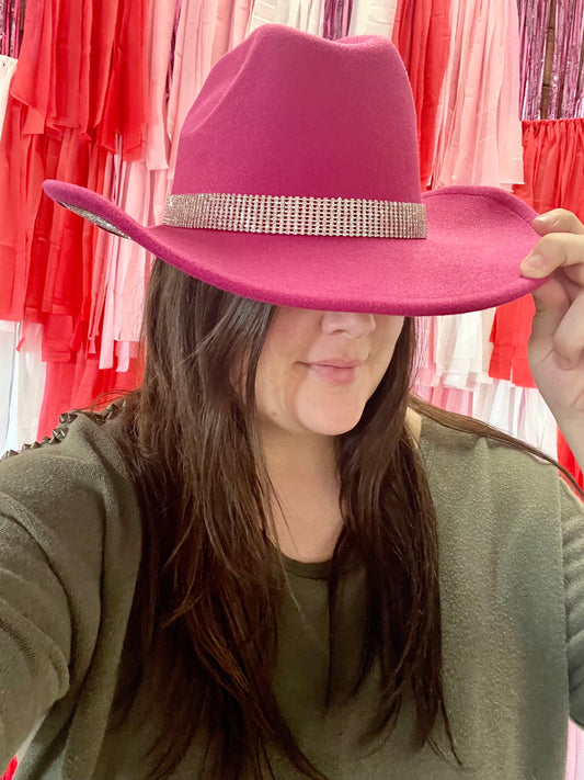 Spotlight  Cowgirl Hat in Pink
