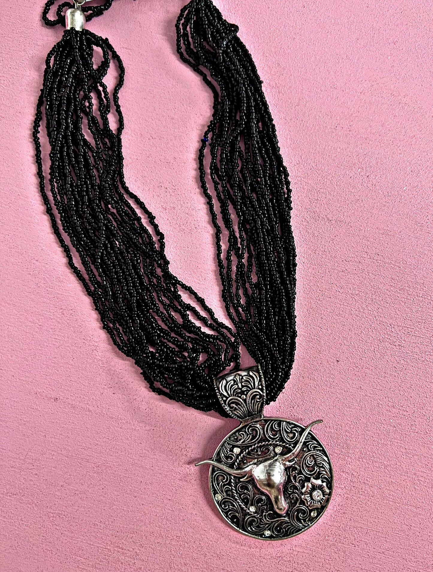 Longhorn necklace