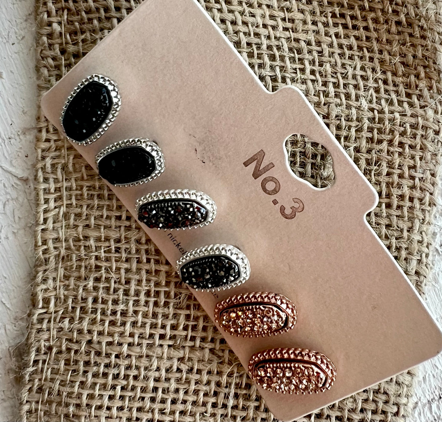 Jamie Earring Set in Neutrals