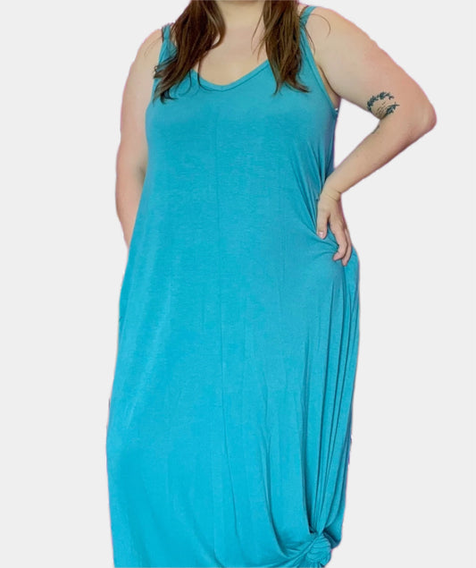 Teal Tatum Dress