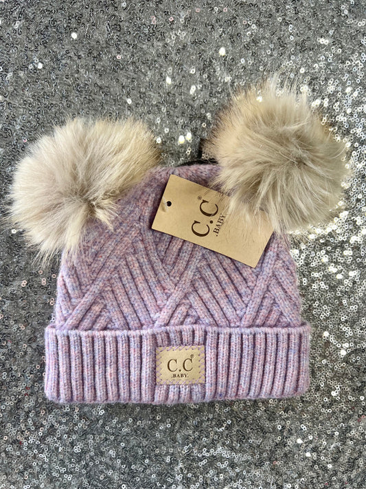 Oaklynn Baby Beanie in Purple