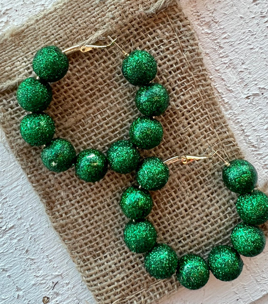 Holly Jolly Earring in Green