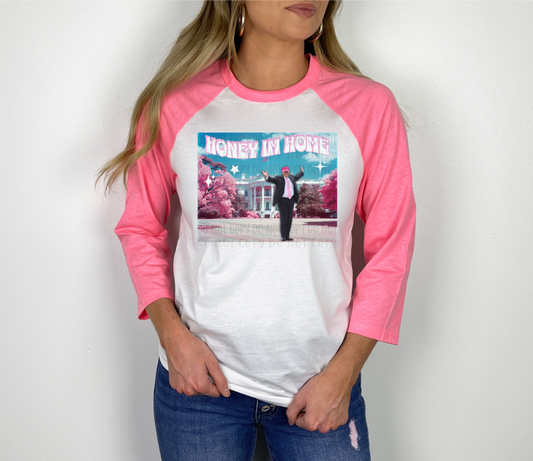 Honey I'm Home Raglan