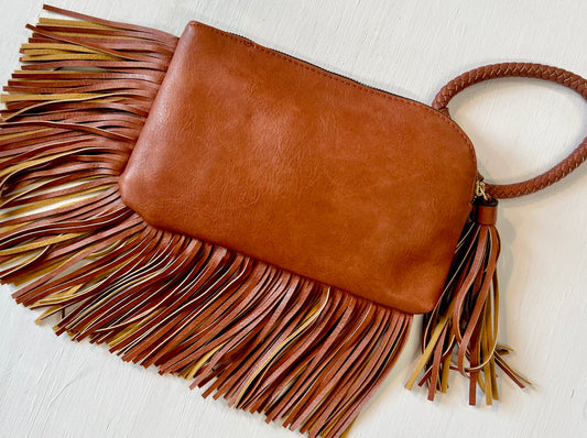 Loralei Wristlet in Camel