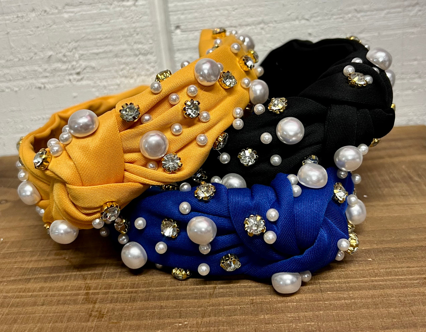 Bling It Headband in Blue
