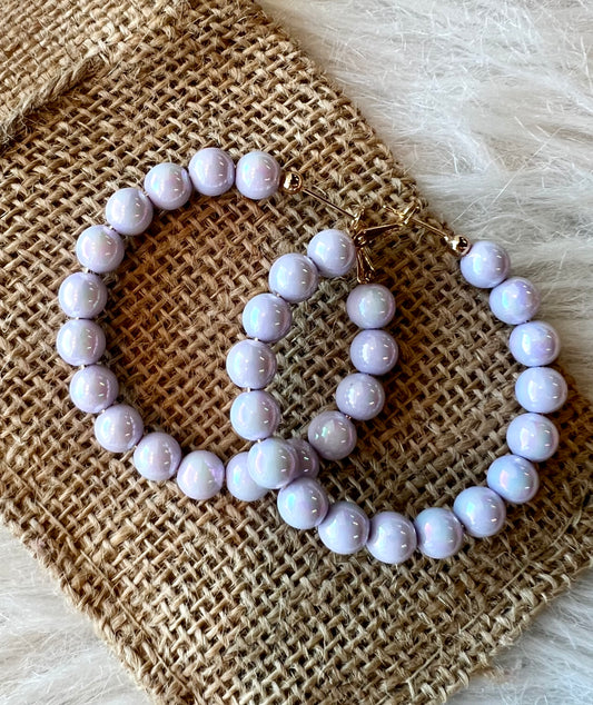 Poppy Earring in Purple