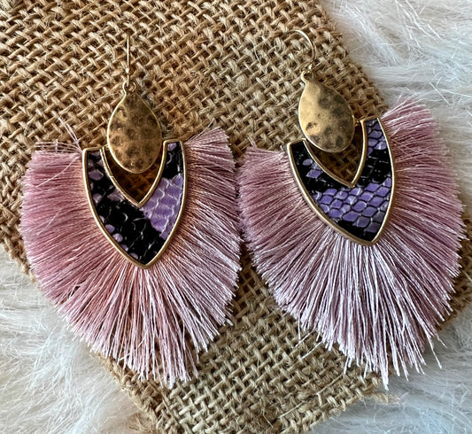 Marissa Feather Earring