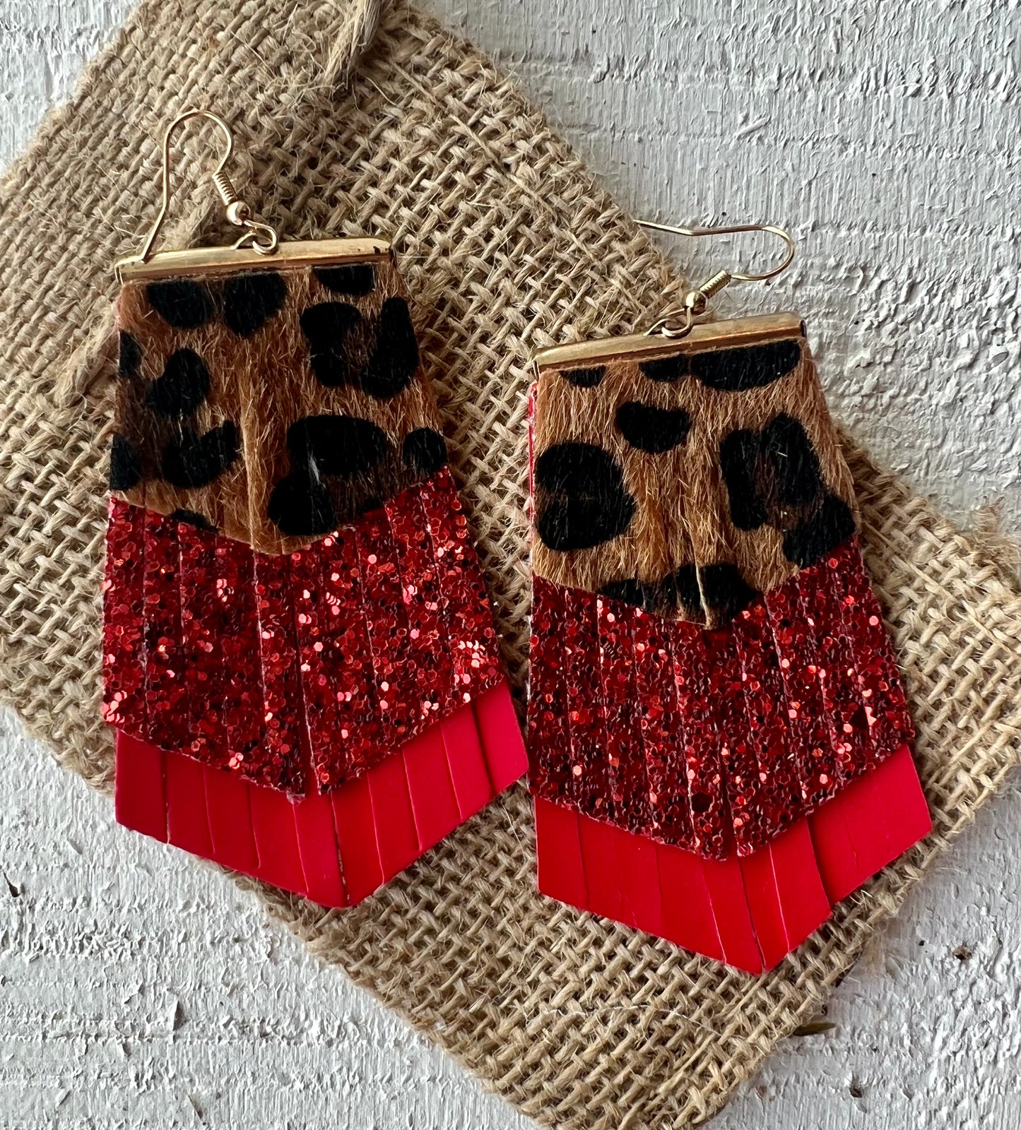 Deena Earring in Red
