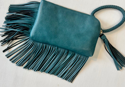 Loralei Wristlet in Blue