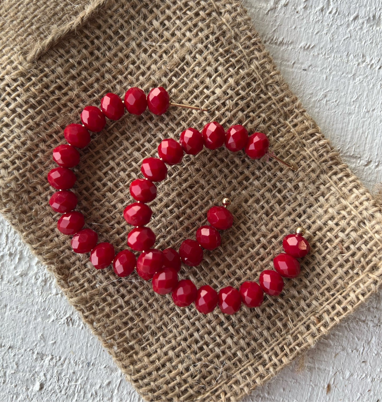 Emma Earring in Red