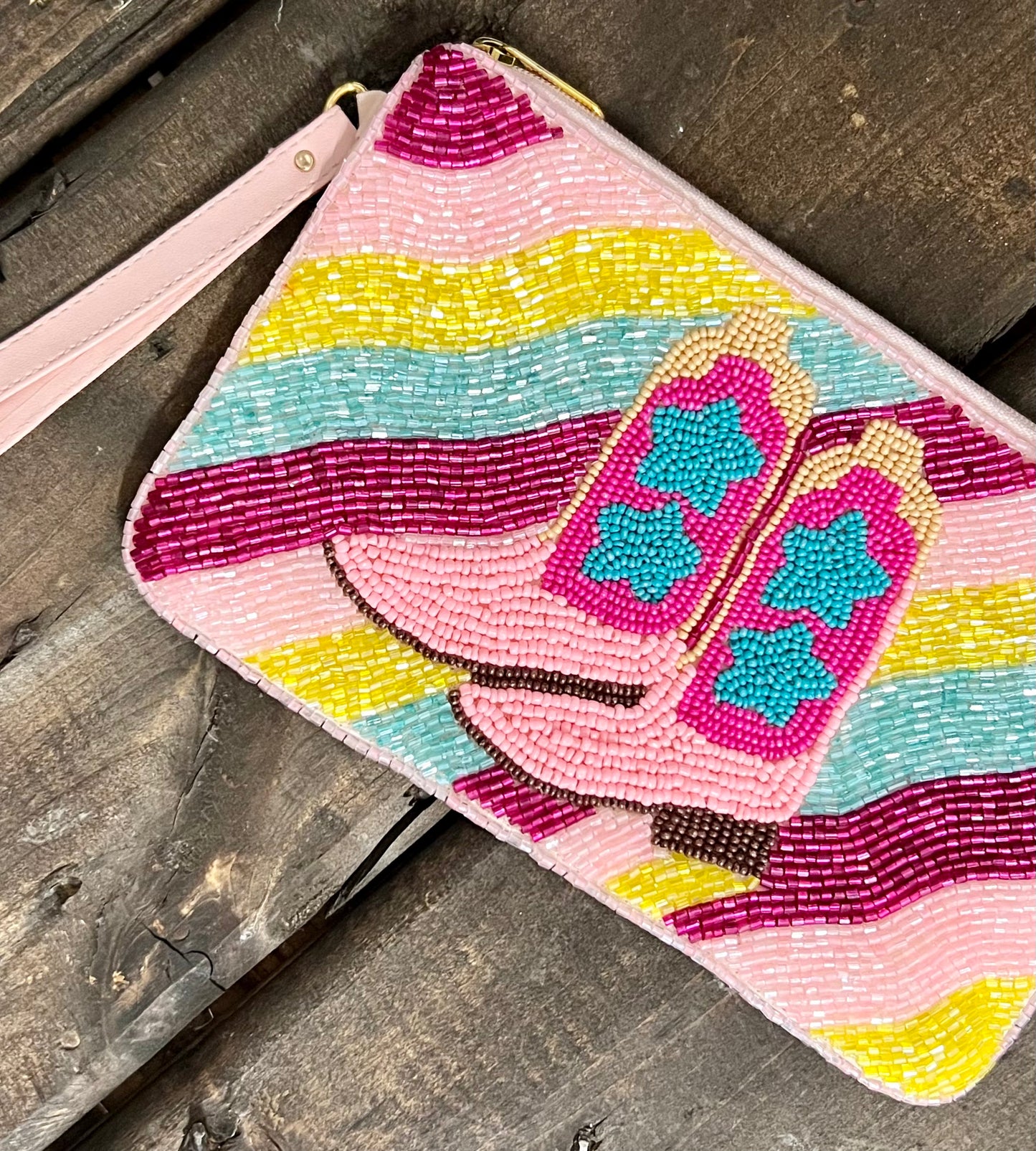 Beaded Wristlet
