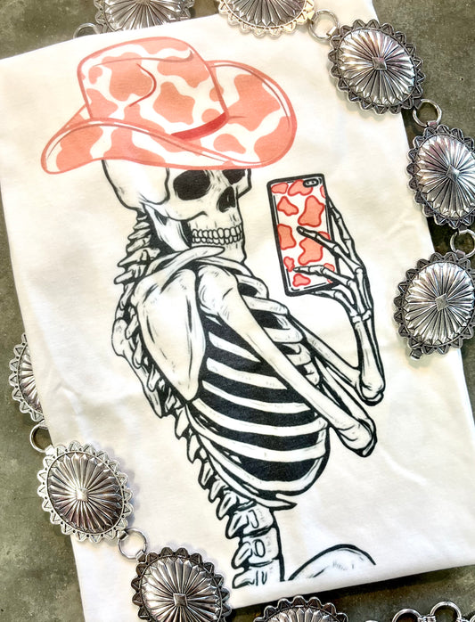 Skeleton Selfie Tee