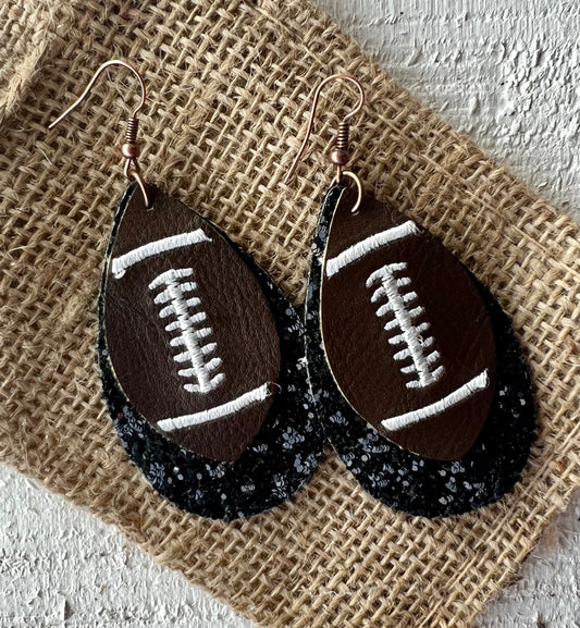 Kayla Earring in Black Sparkle