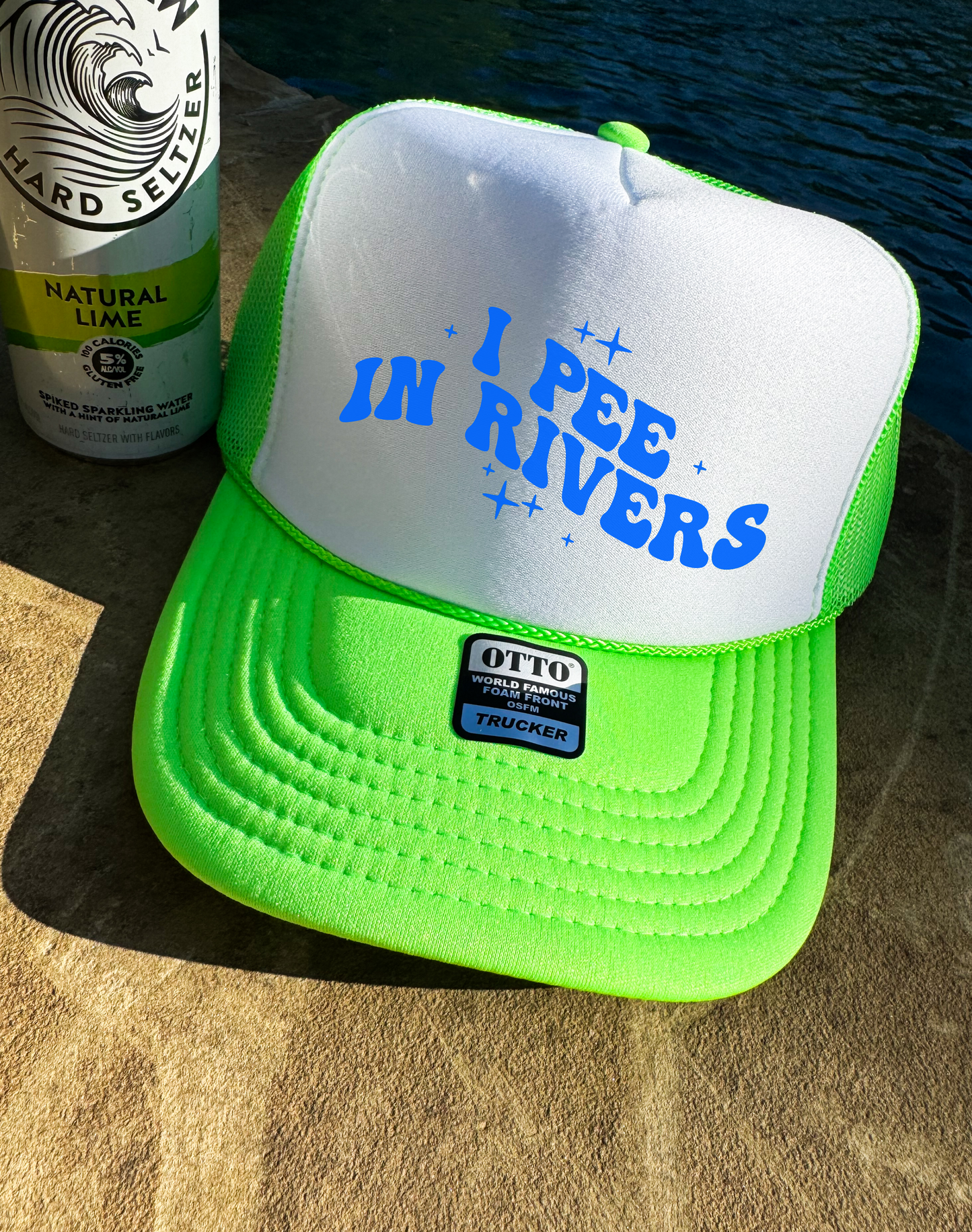 I Pee In Rivers Trucker Hat