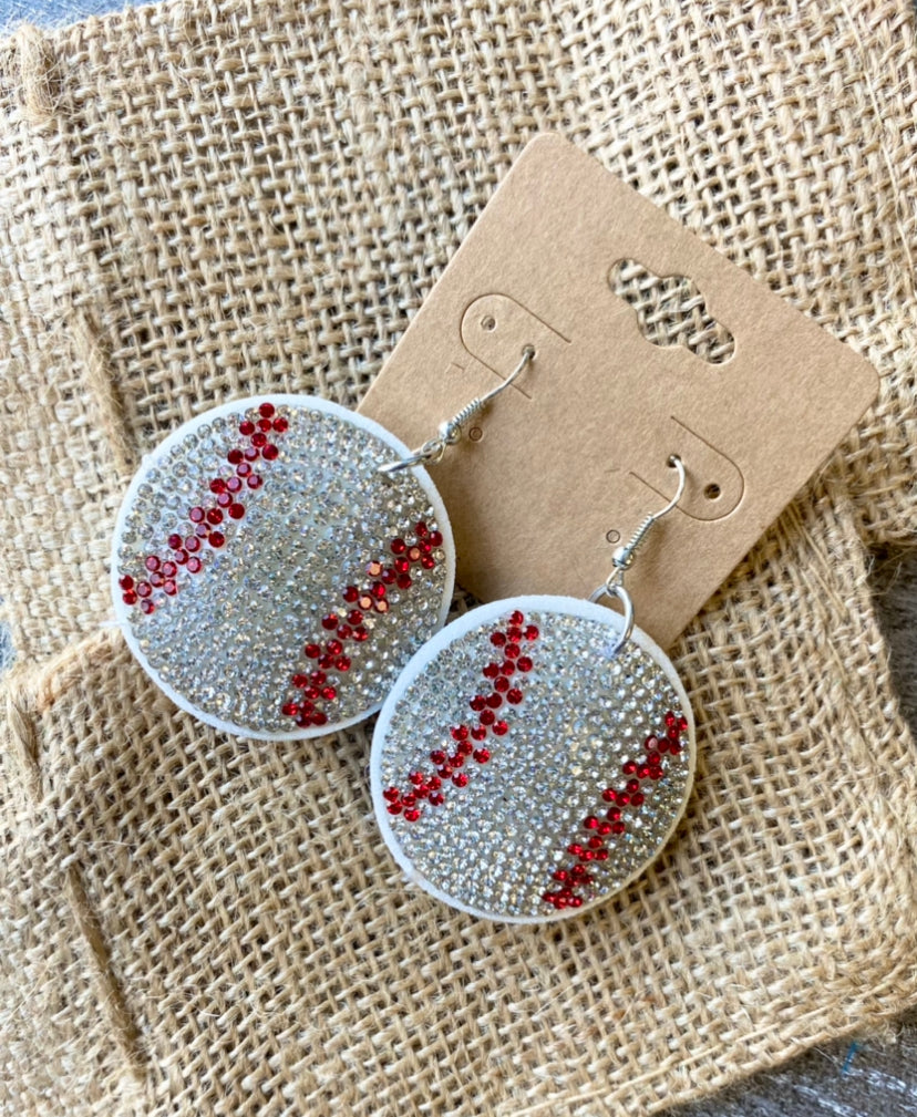 Baseball Earring