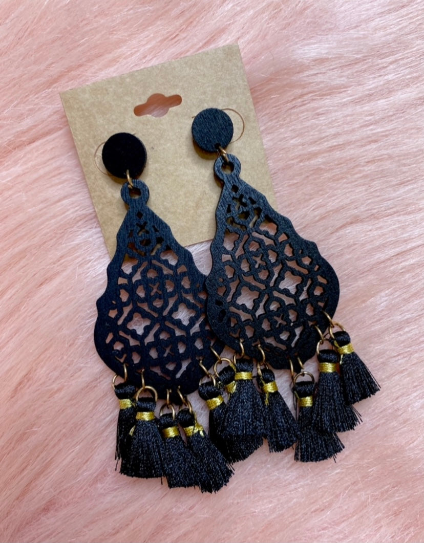 Brycelynn Earring in Black