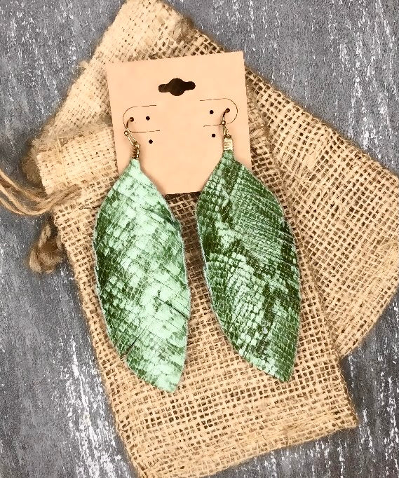 Delaney Earring in Sage