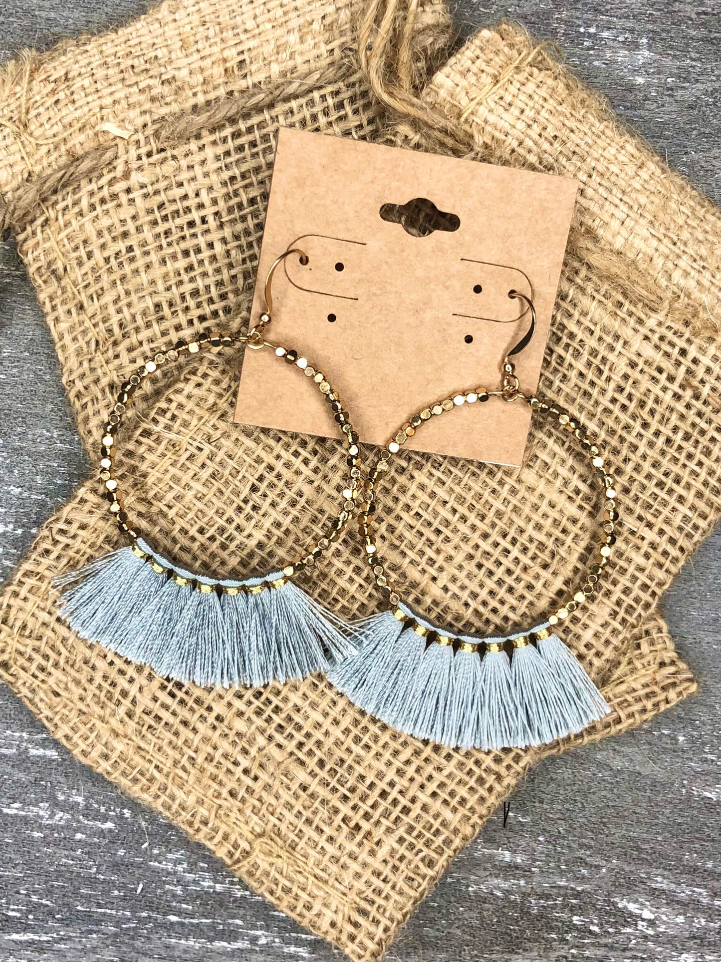 Tina Earring in Gray