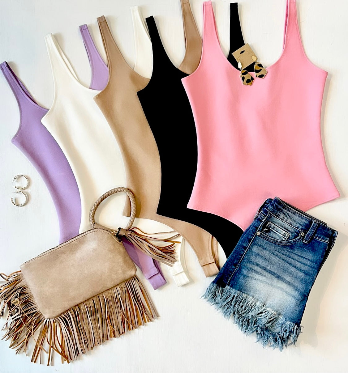 Lizzie Bodysuit in Pink