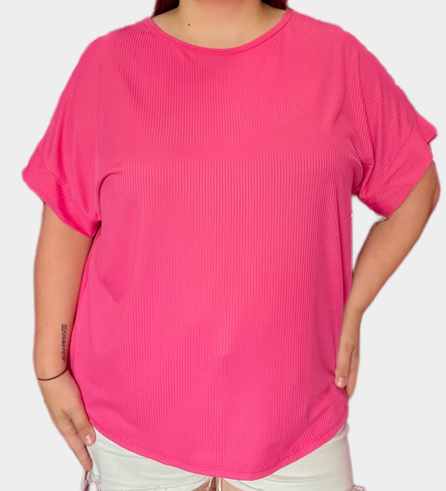 Madelyn Criss Cross Top in Pink