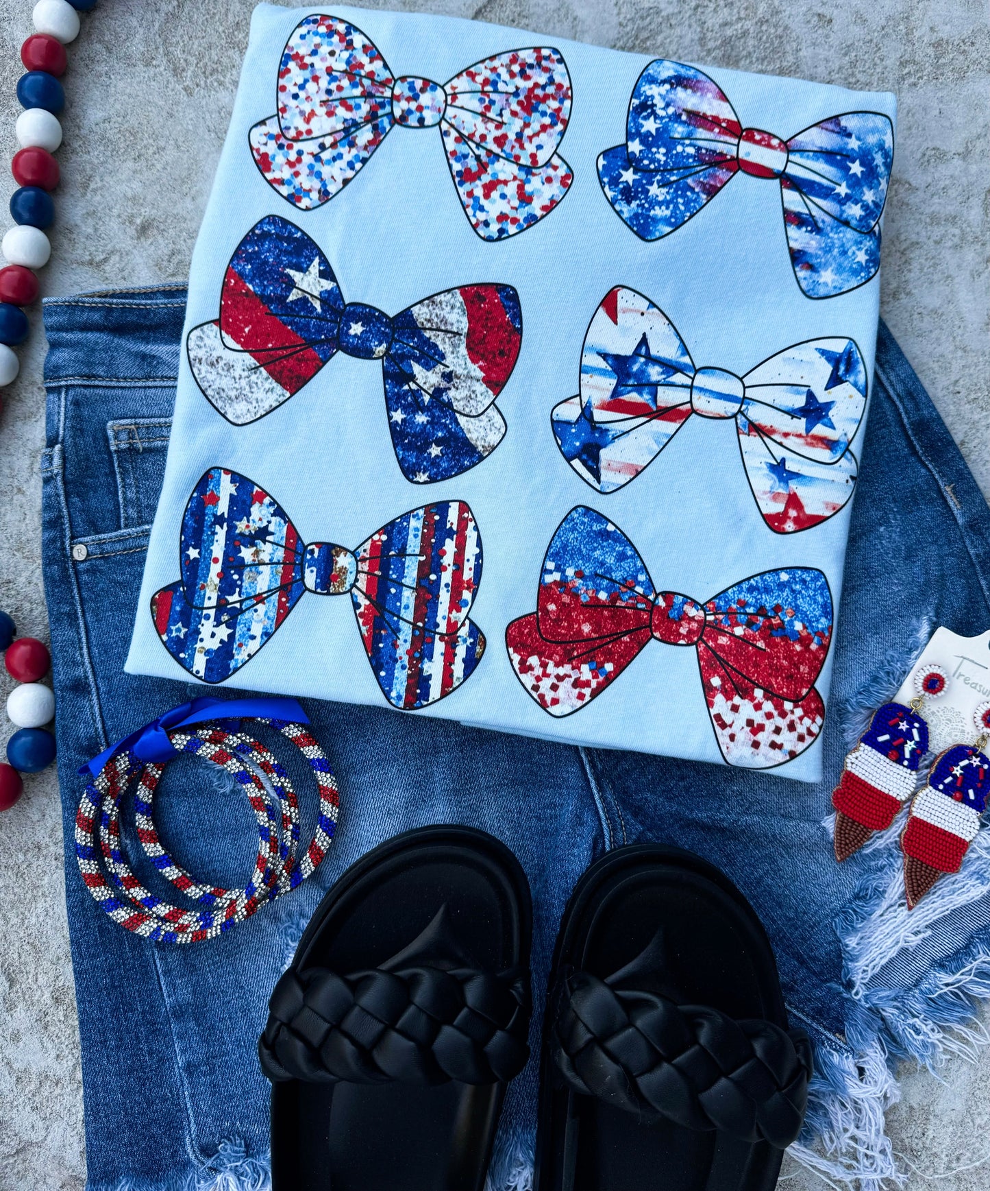 Patriotic Bows - Adult