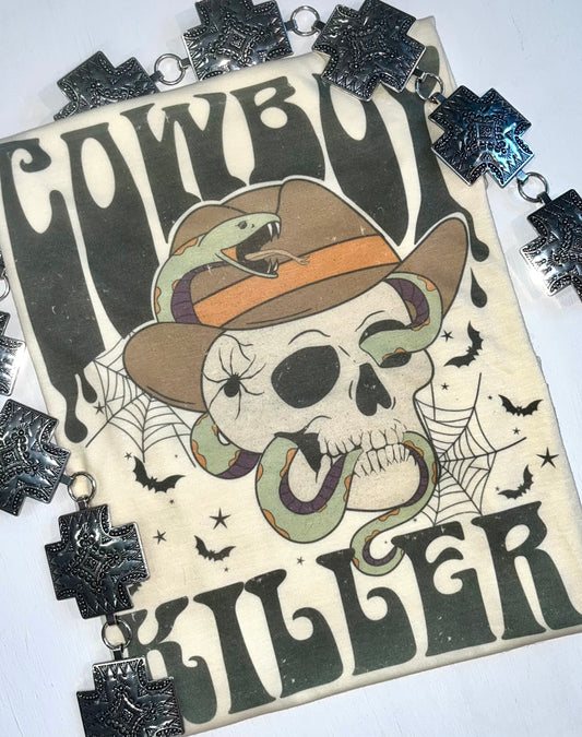 Cowboy Killer Tee in Creme