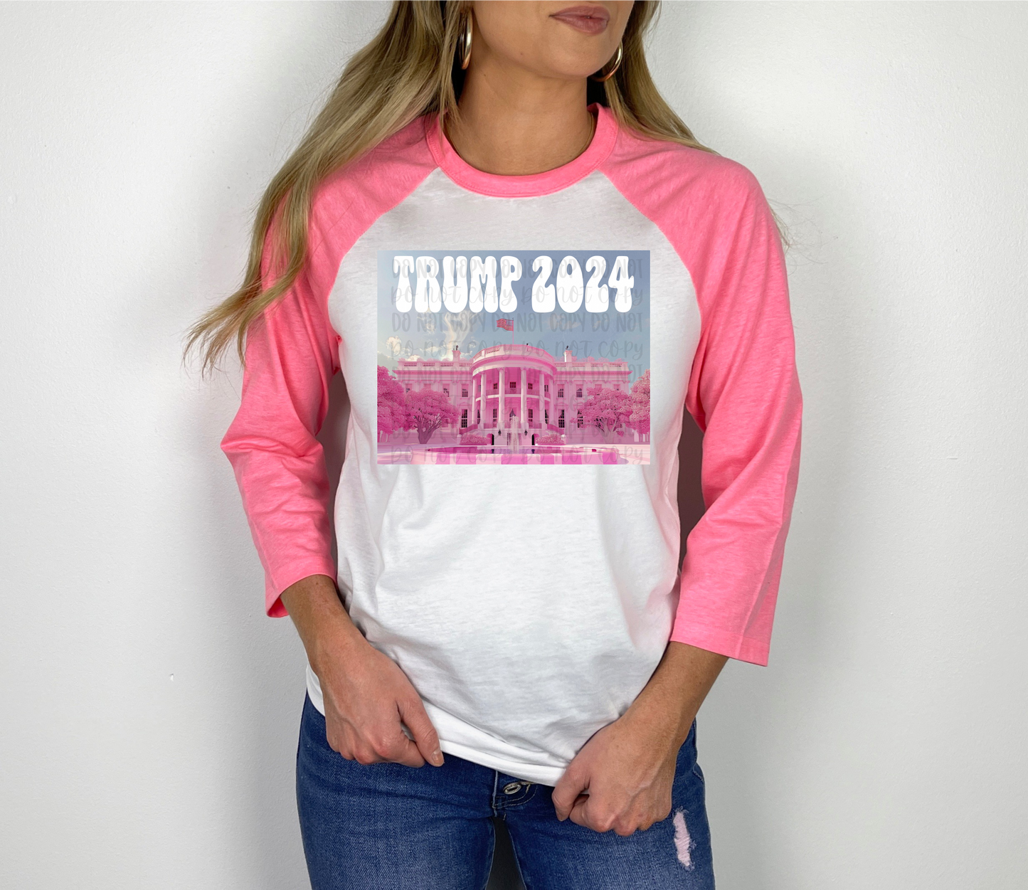 Pink House Raglan