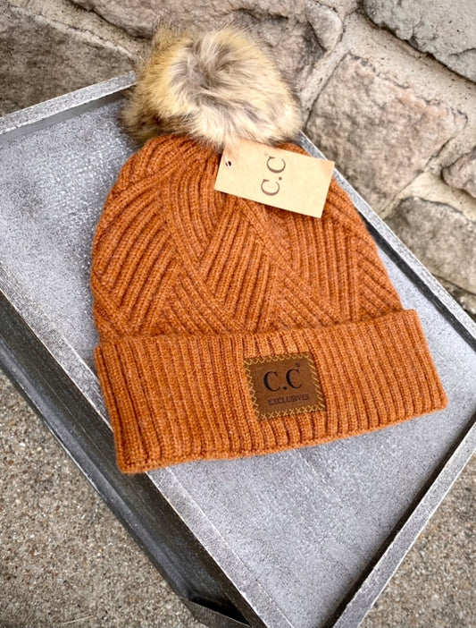 Catherine Beanie in Camel