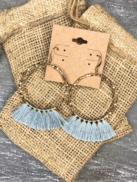 Tina Earring in Gray