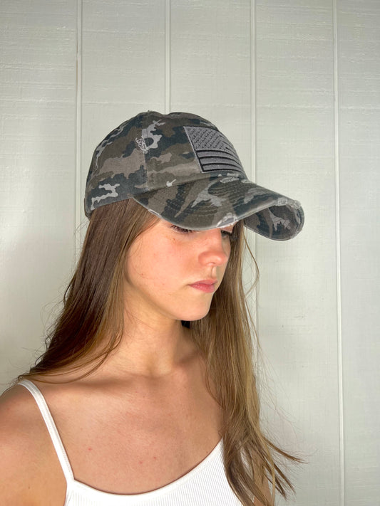 Army Hat in Dark Grey